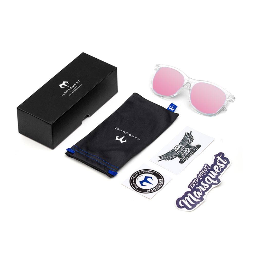 Marsquest Momentum Sunglasses - Crystal & Rose