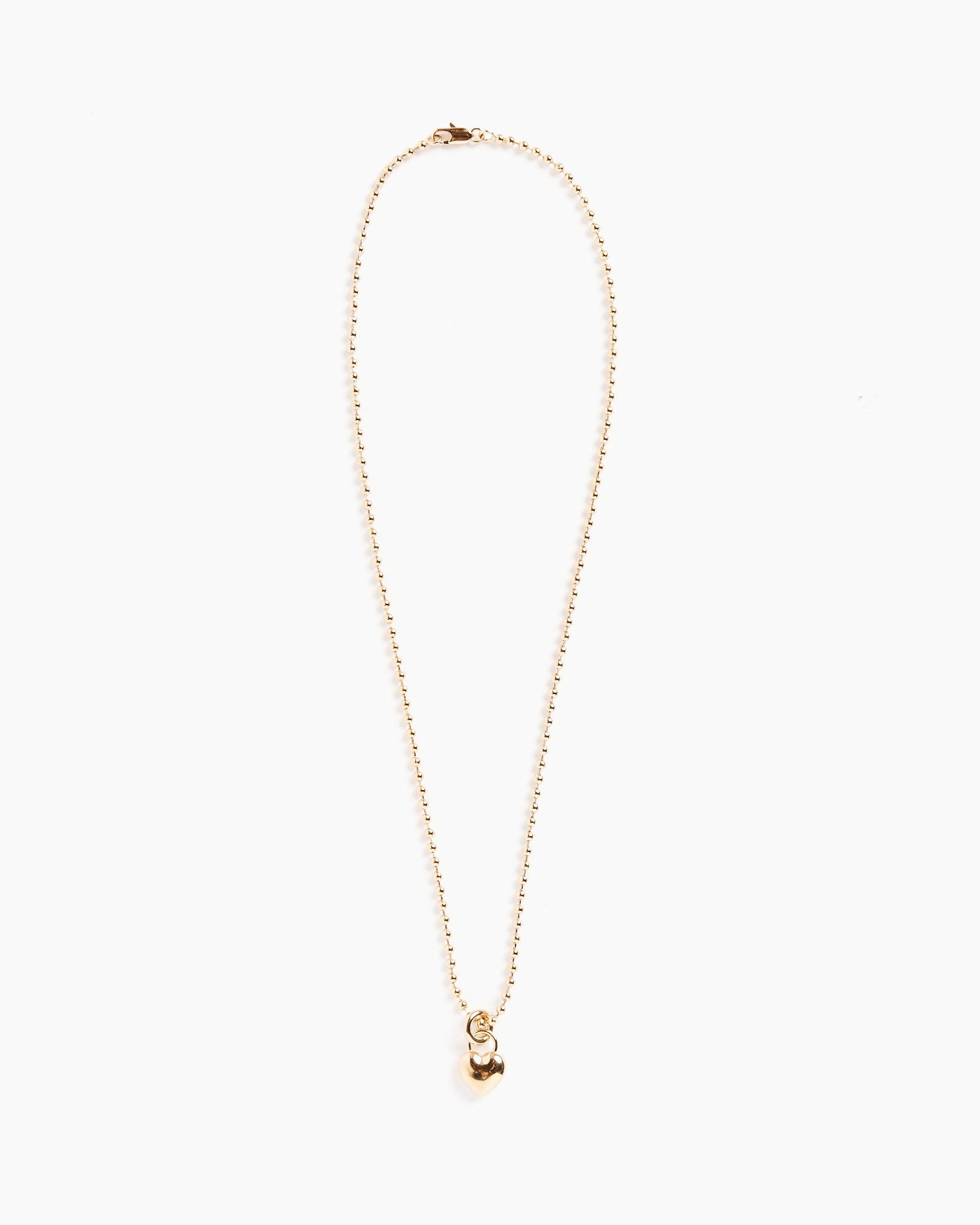 Mini Amorina Pendant in 14K Plated Brass