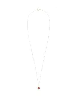 Mini Bamboo Pendant in Gold/Red