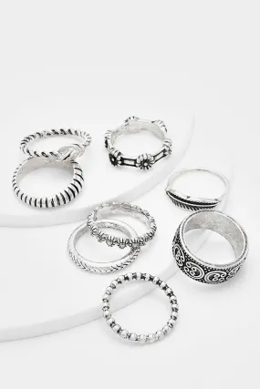 Multipack Polished Stacking Rings