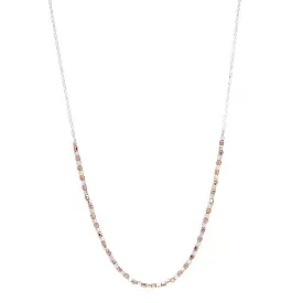 Najo Rosy Gold Pretty Pebble Necklace