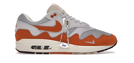 Nike Air Max 1 Patta Orange With Bracelet