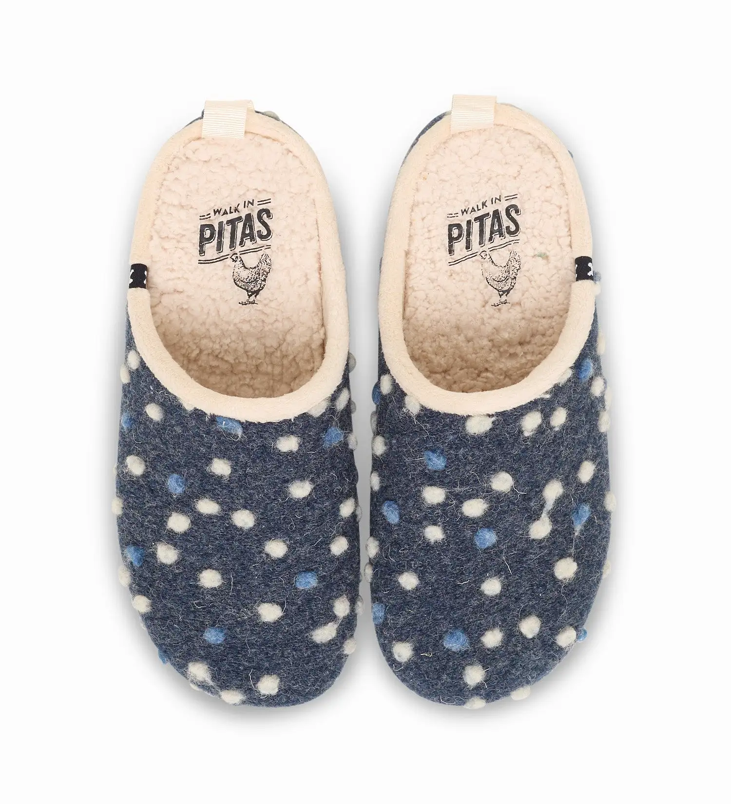 Pitas dotty mule slippers