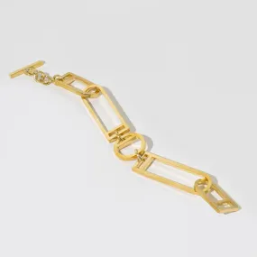 SALE - Window Link Bracelet - Brass