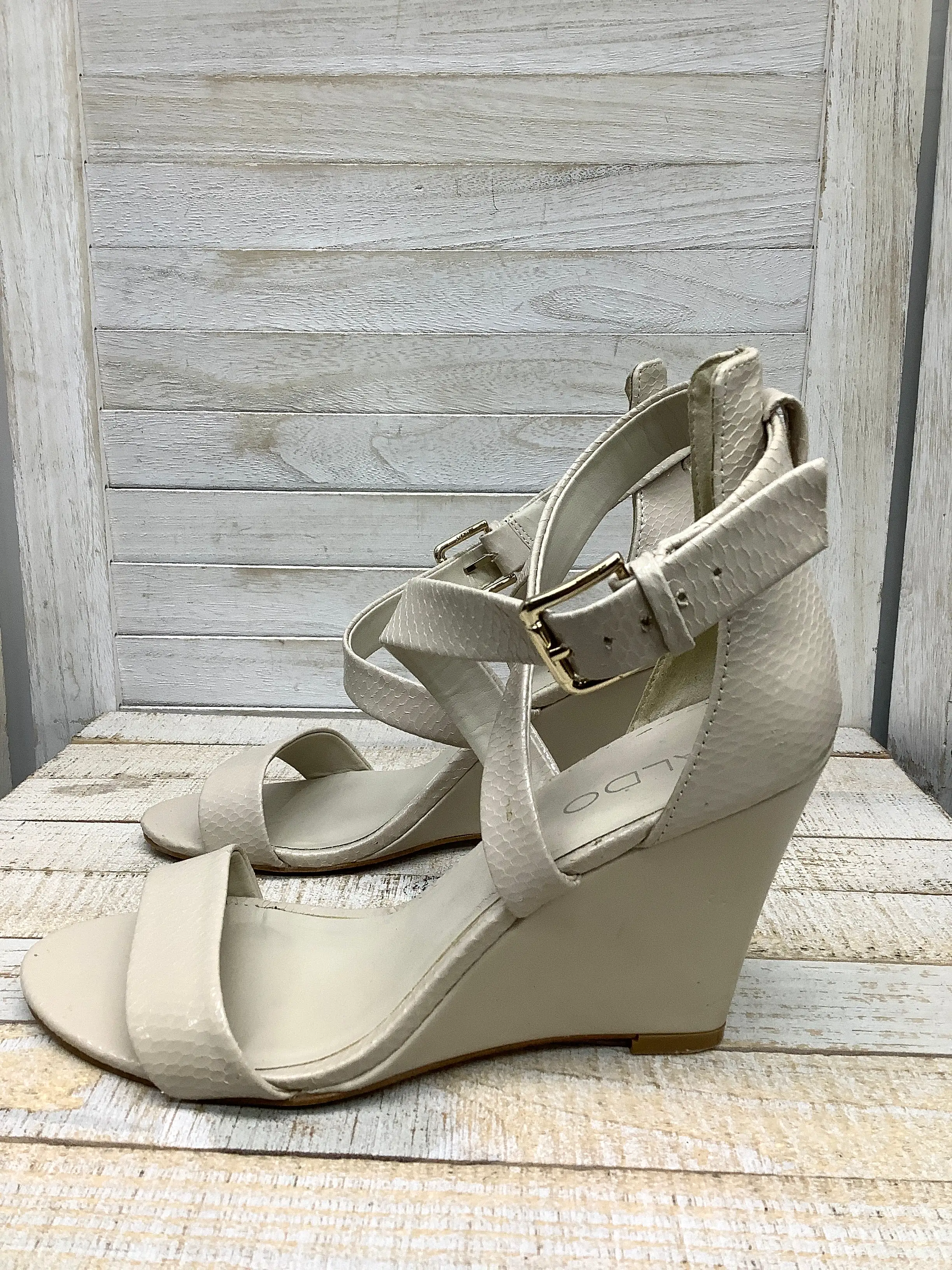 Sandals Heels Wedge By Aldo  Size: 7.5