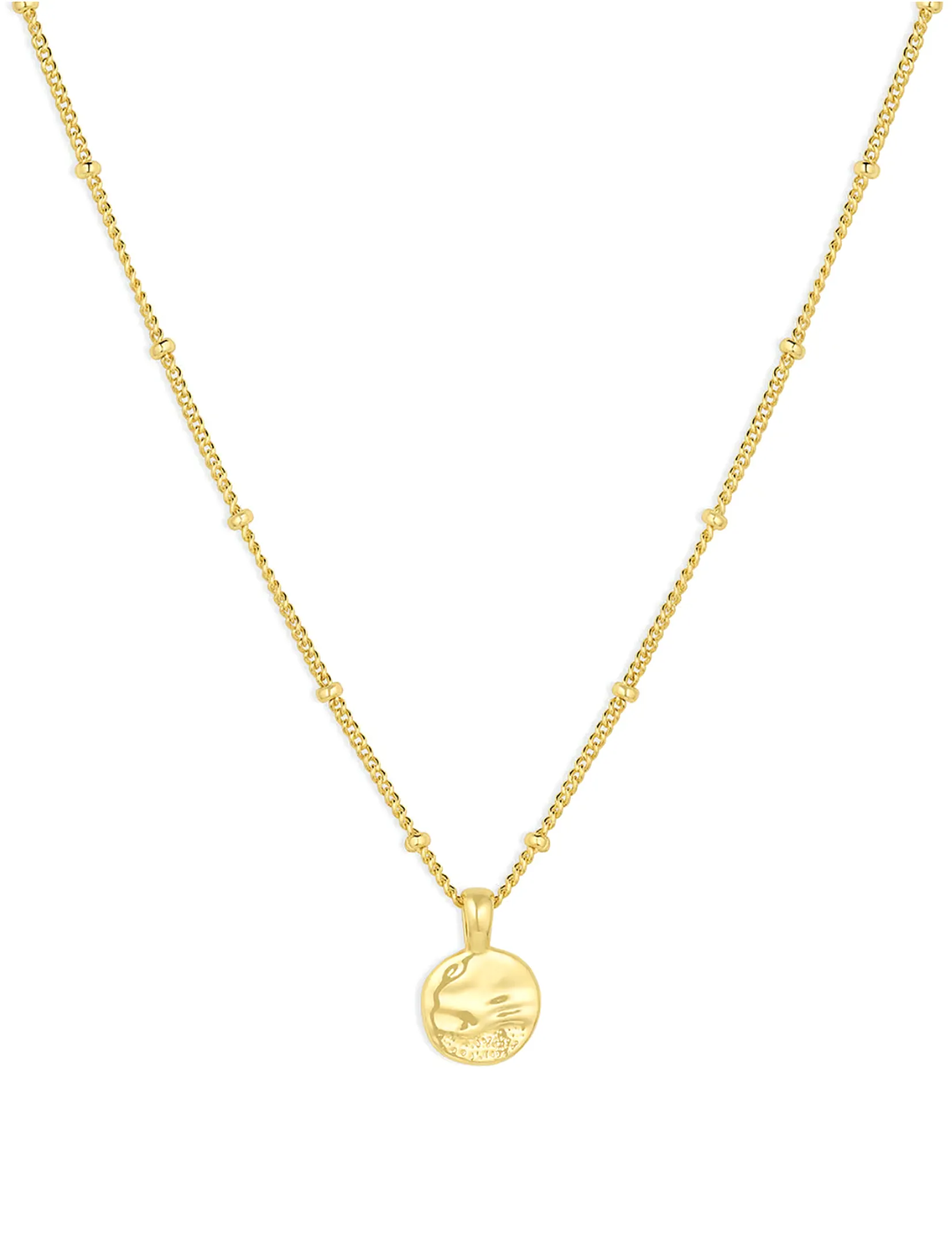 Shorebreak Necklace, Gold Plated