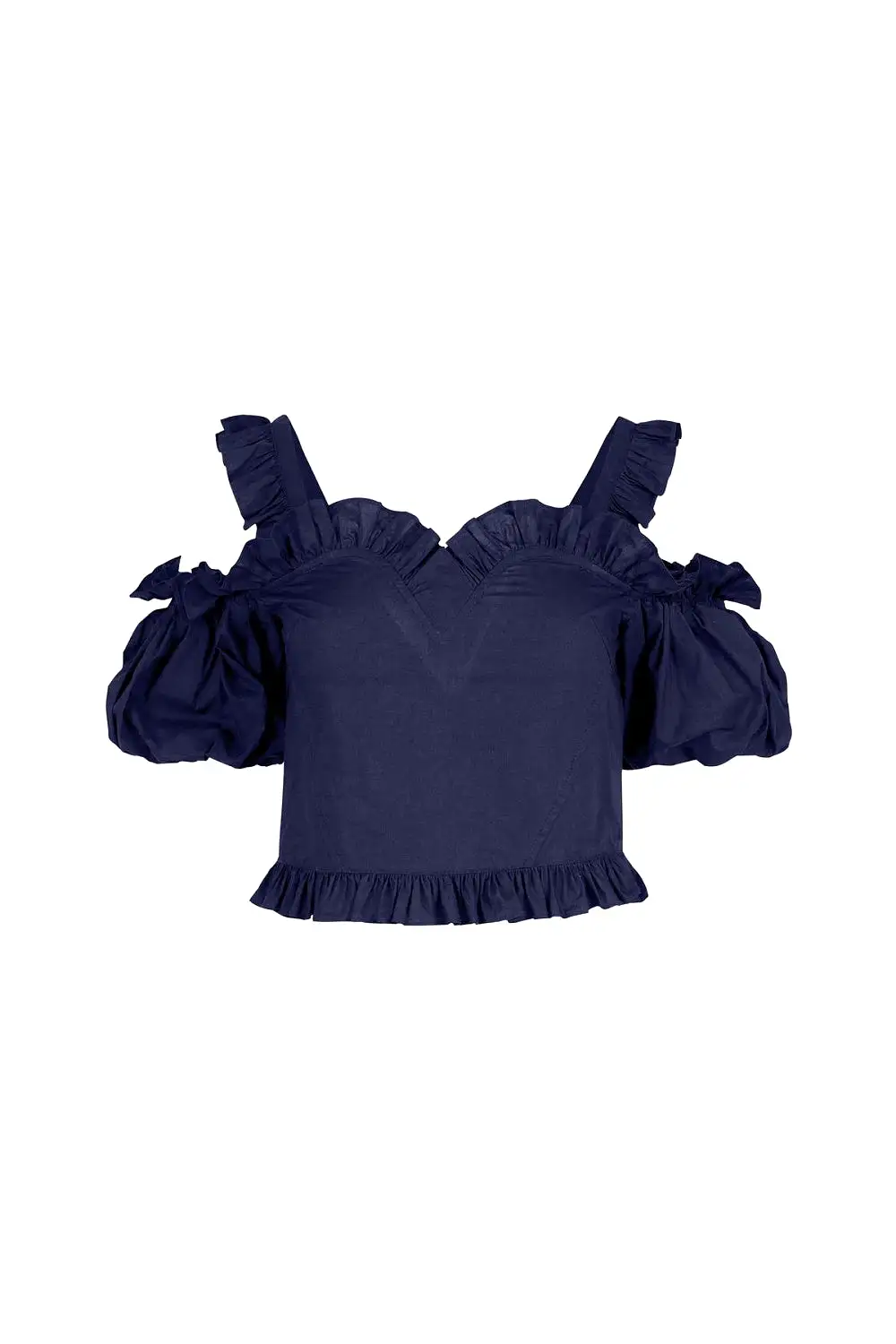 SHORT & SWEETHEART TOP NAVY