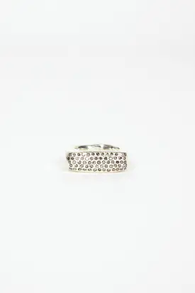 Sola 3 Sterling Silver Icy Diamond Ring