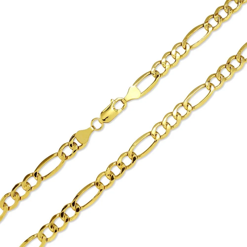 Solid Gold Figaro Bracelet