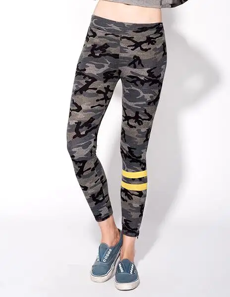 Sundry Stripes Camo Yoga Pant