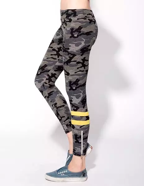 Sundry Stripes Camo Yoga Pant