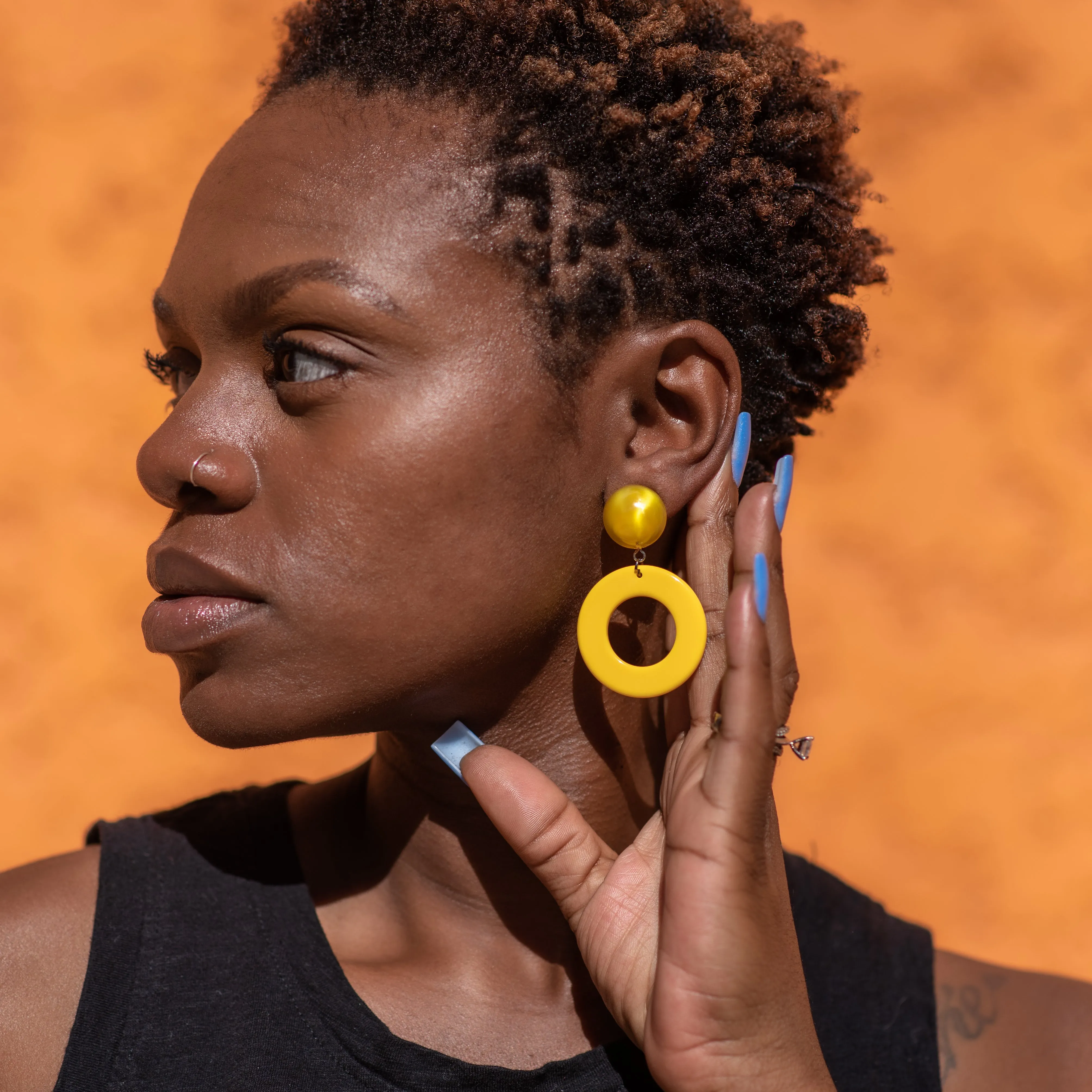 Sunshine Candy Donut Drop Earrings