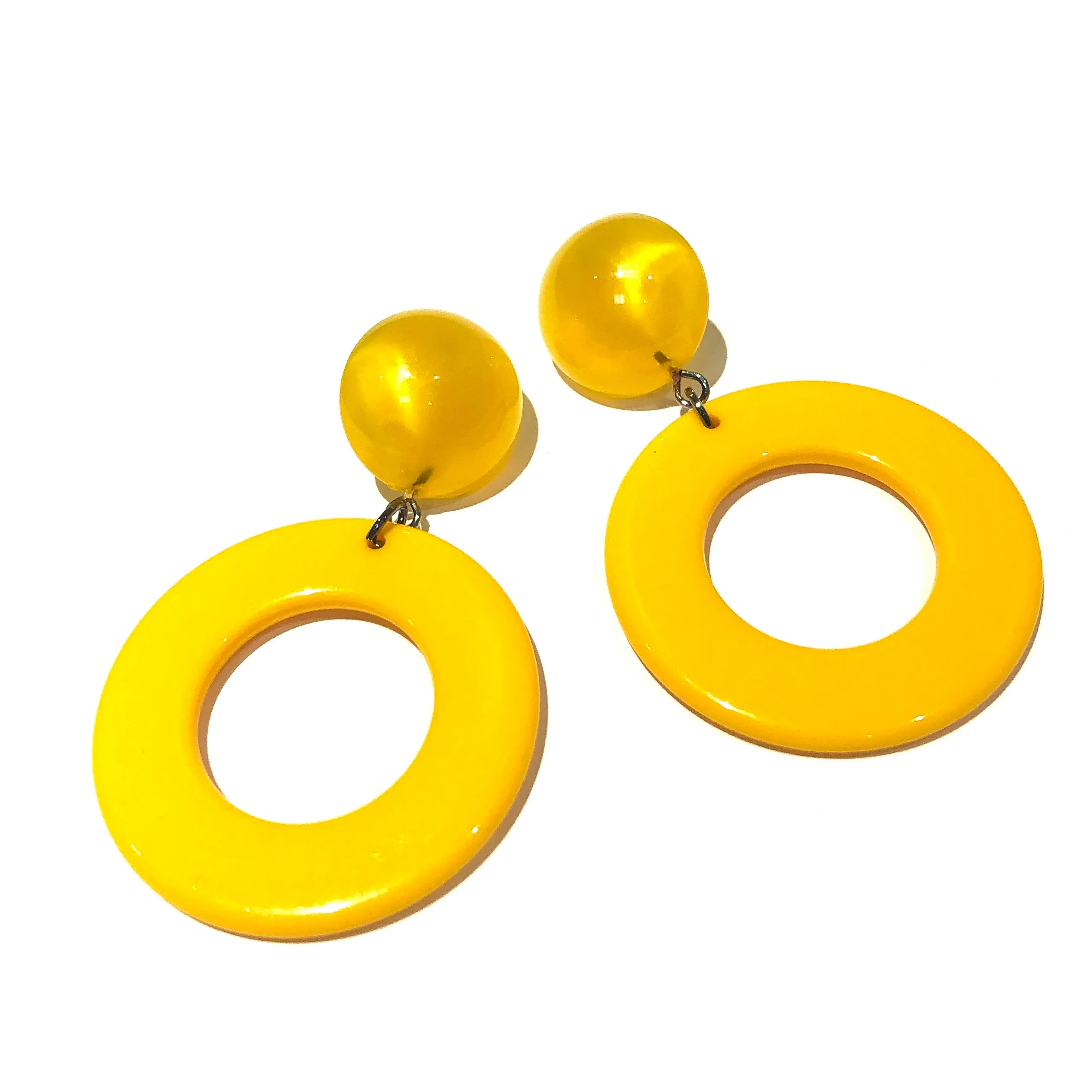 Sunshine Candy Donut Drop Earrings