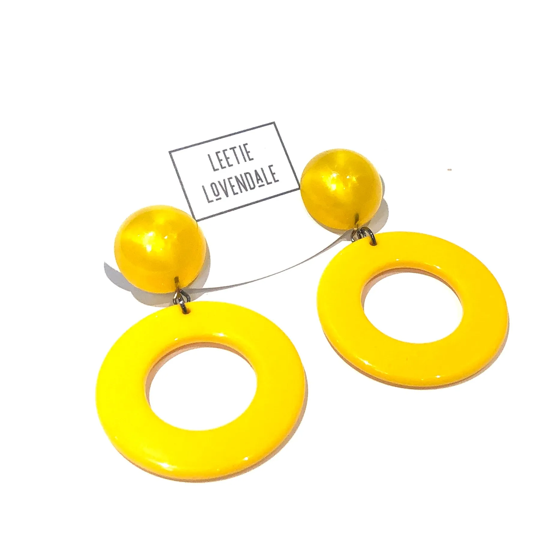 Sunshine Candy Donut Drop Earrings