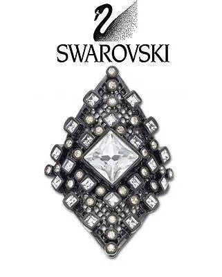 Swarovski Crystal SIENNA Edgy Style Ring