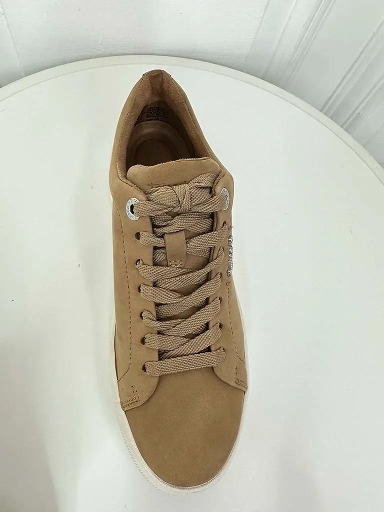 Tamaris Suede Trainers - Camel