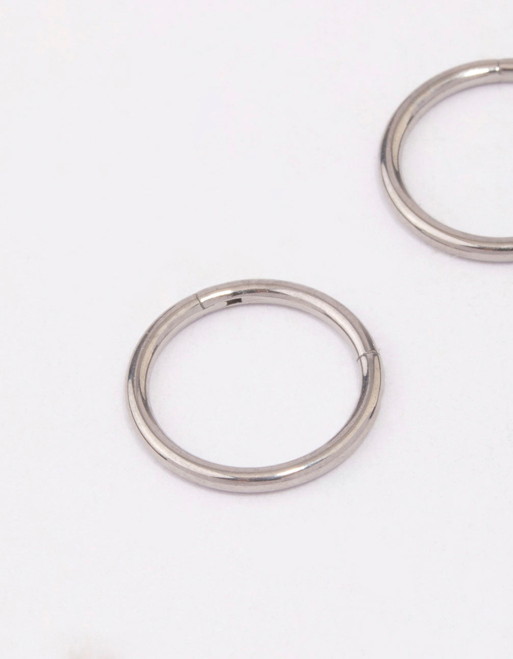 Titanium Fine Sleeper Earring 8mm