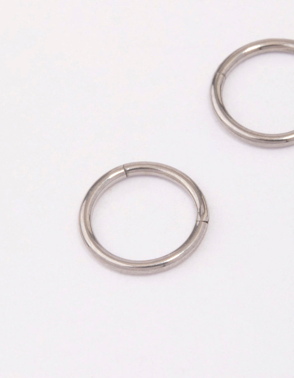 Titanium Fine Sleeper Earrings 6mm