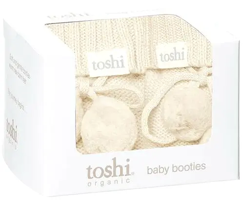 Toshi Organic Booties Marley Feather