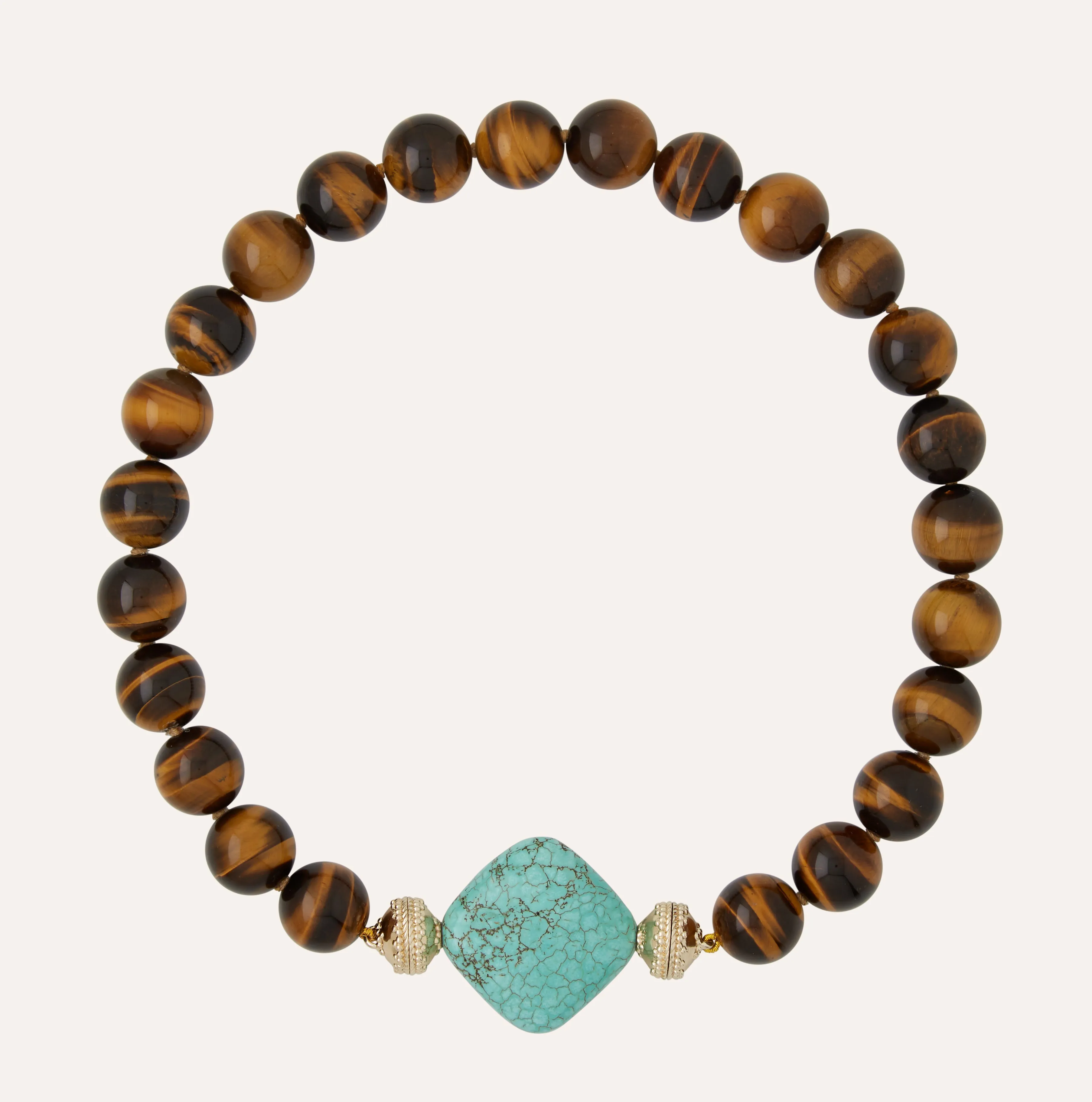 Victoire Tiger's Eye 16mm Necklace