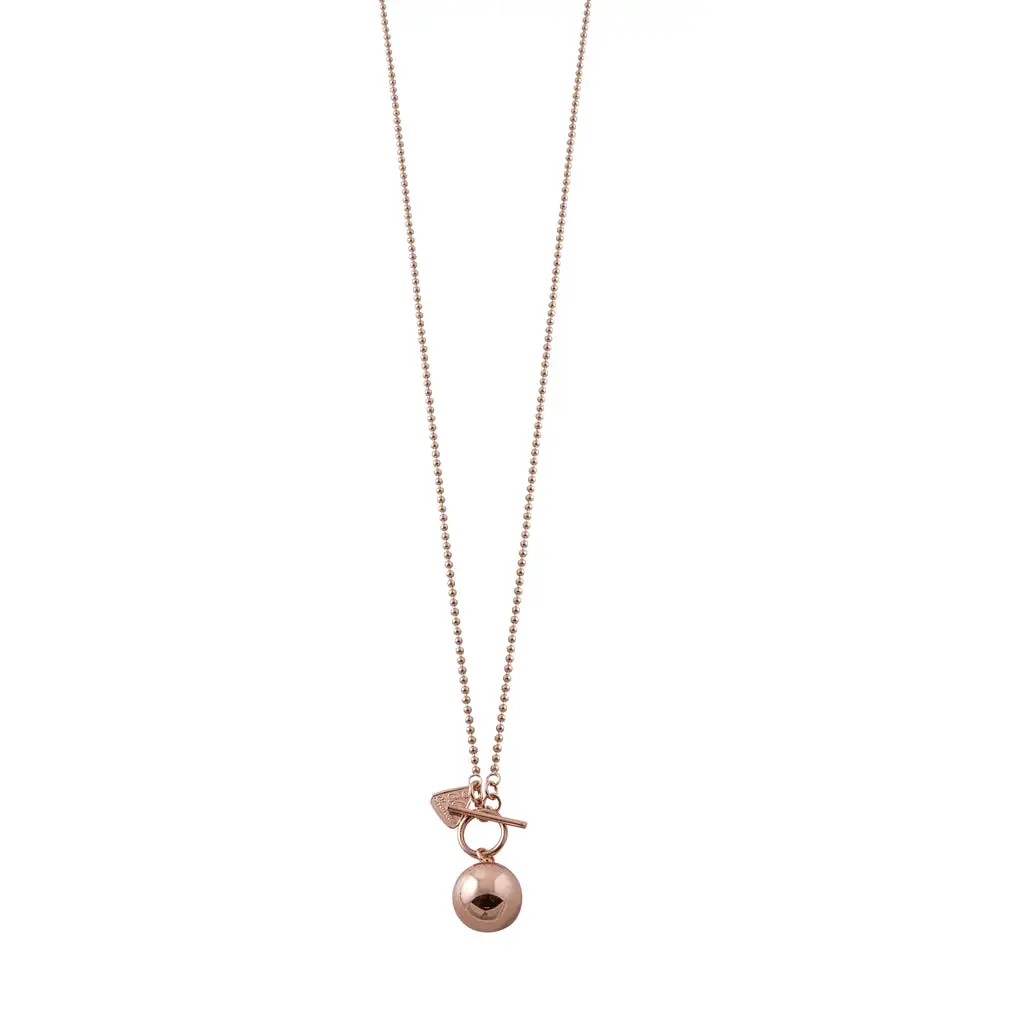 Von Treskow Rose gold Ball Chain Chime Ball Necklace