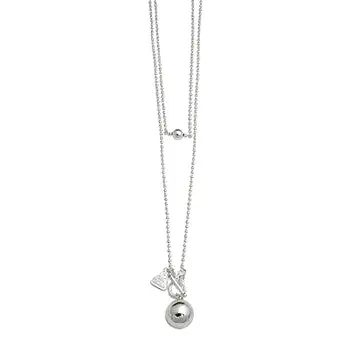 Von Treskow Sterling Silver Chime Ball Necklace