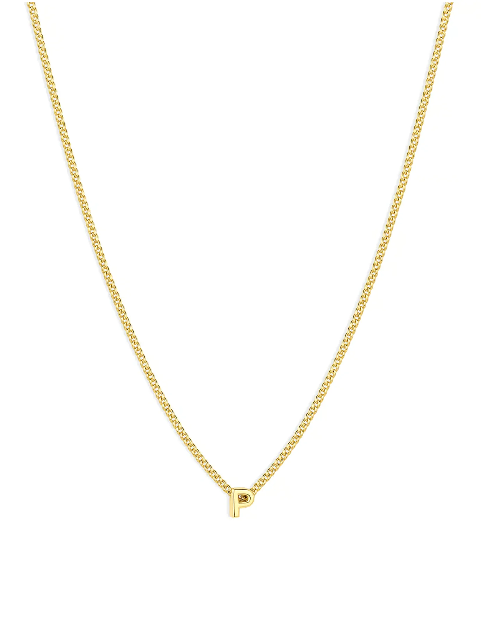 Wilder Mini Alphabet Necklace, Gold Plated