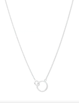 Wilshire Charm Necklace, Silver