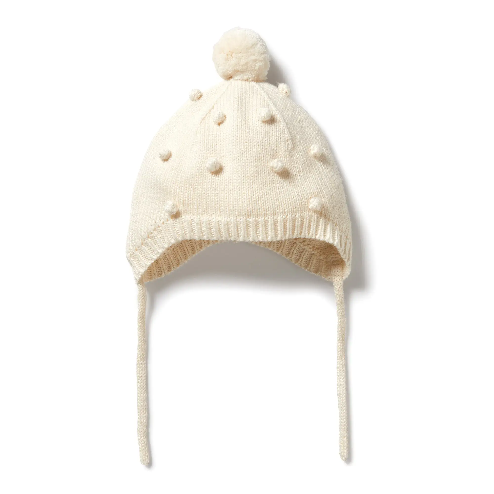 Wilson & Frenchy Bauble Bonnet - Ecru