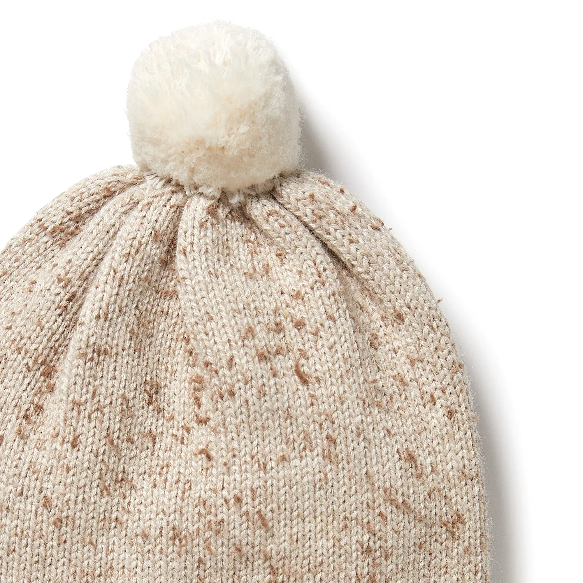 Wilson & Frenchy Knitted Hat - Almond Fleck