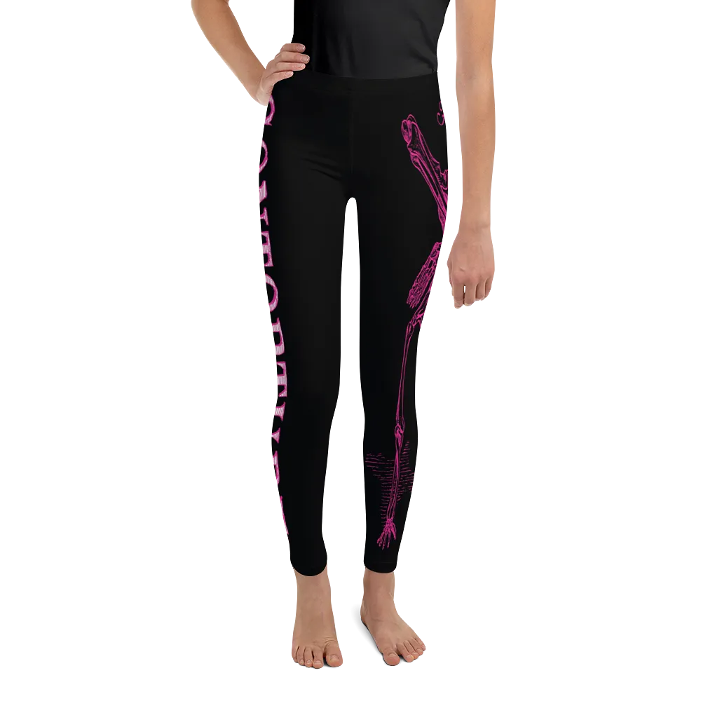 Youth CONTORTURE Leggings: Hot Pink