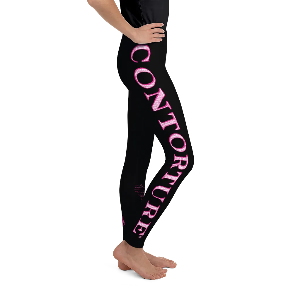 Youth CONTORTURE Leggings: Hot Pink