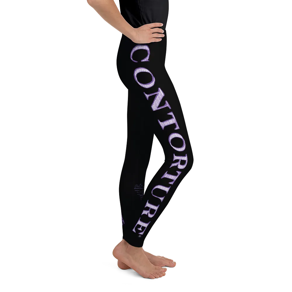 Youth CONTORTURE Leggings: Purple Passion