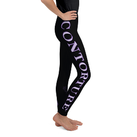 Youth CONTORTURE Leggings: Purple Passion