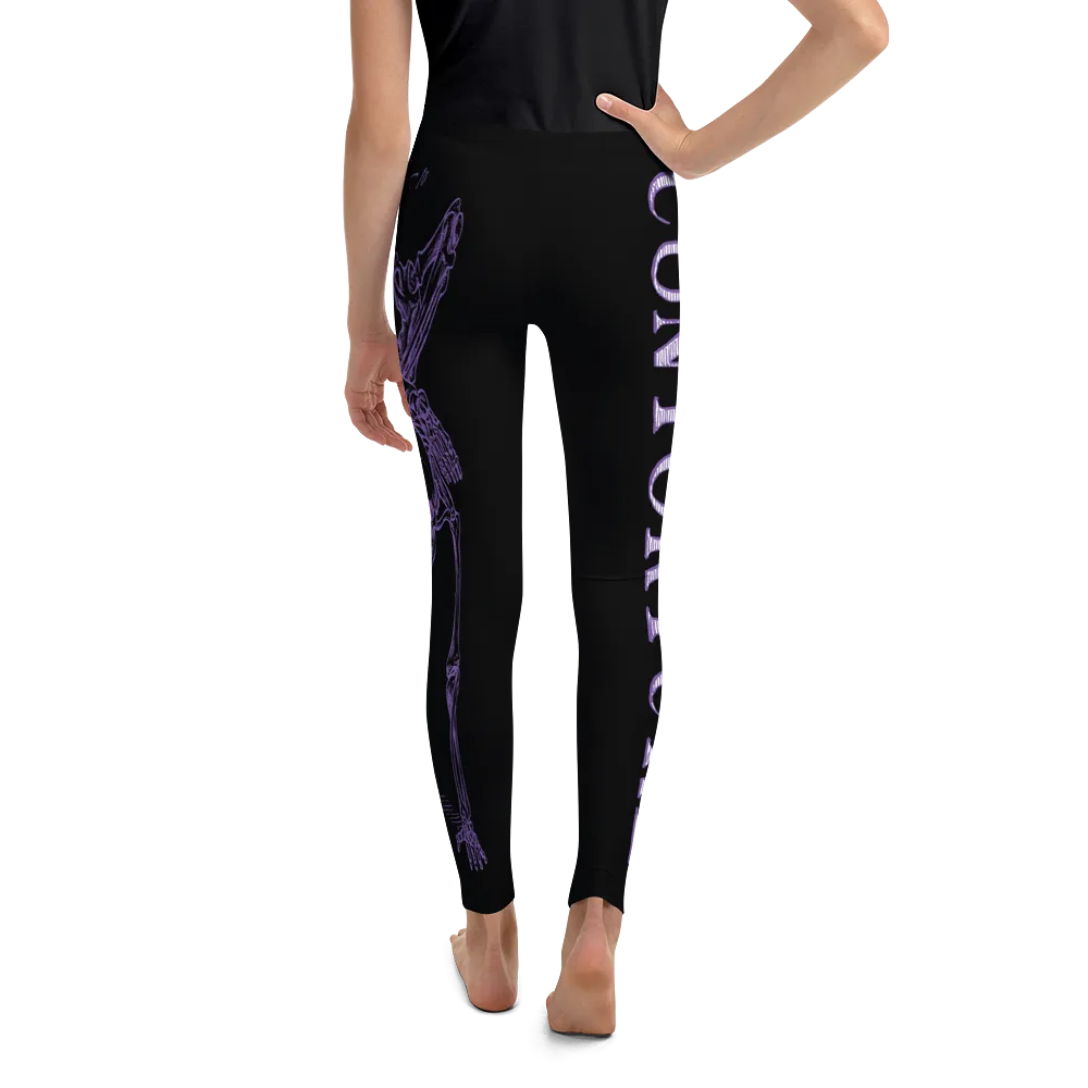 Youth CONTORTURE Leggings: Purple Passion