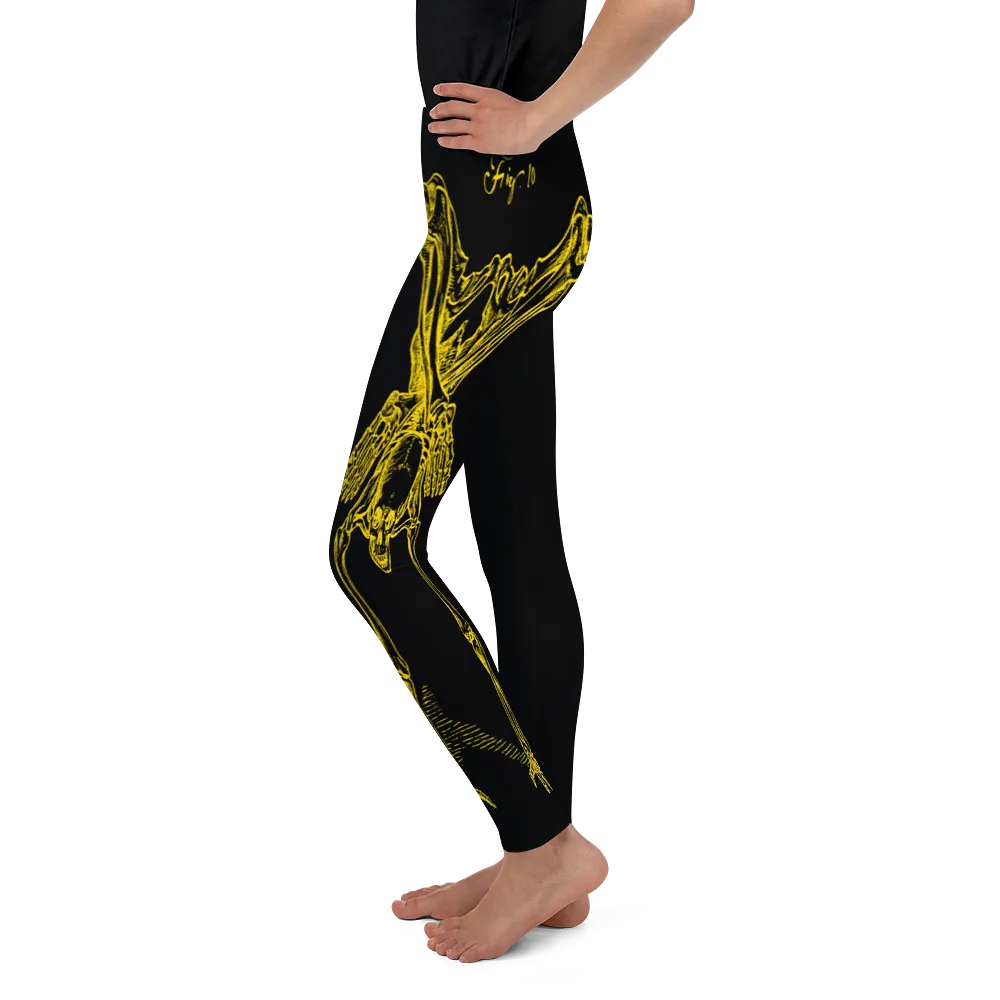 Youth CONTORTURE Leggings: Solid Gold