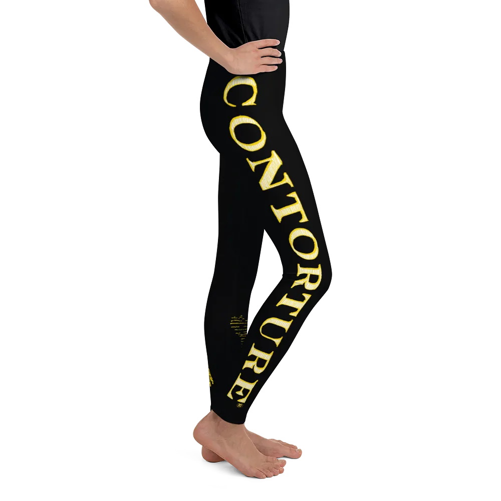 Youth CONTORTURE Leggings: Solid Gold