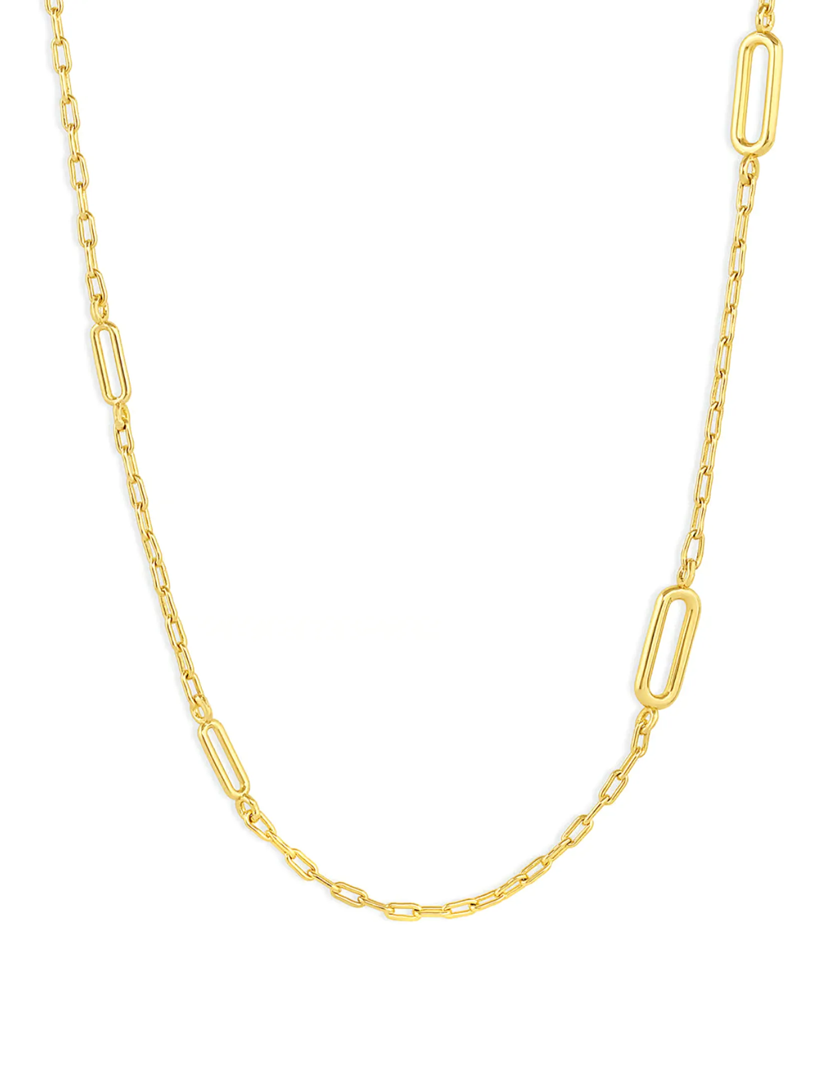 Zoey Link Necklace, Gold